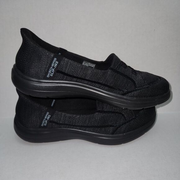Skechers Women 6 Black Hands Free Slip Ins On The Go Flex Radient Shoe - Picture 10 of 11